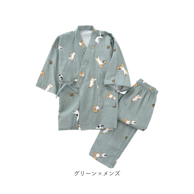 甚平風パジャマ ダブルガーゼ ルームウェア | BACKYARD FAMILY | 詳細画像19 