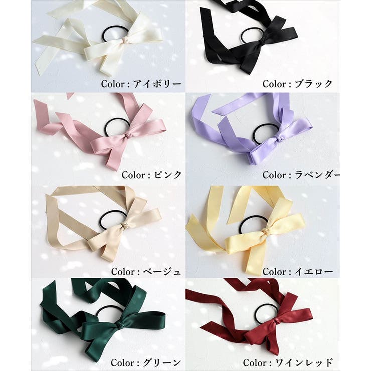 Rora レア ロングリボン ヘアゴム | BACKYARD FAMILY | 詳細画像17 