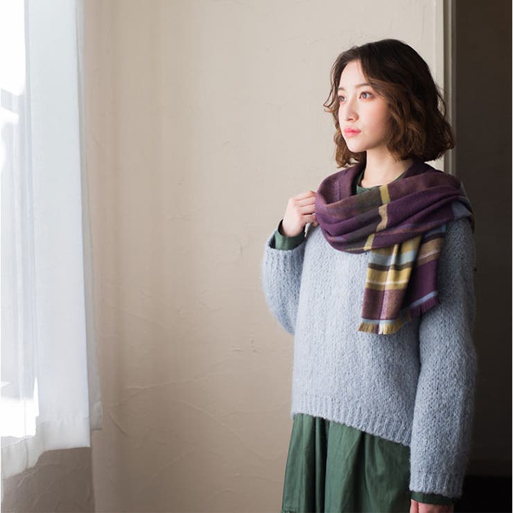 トラッドチェックマフラー | BACKYARD FAMILY | 詳細画像12 