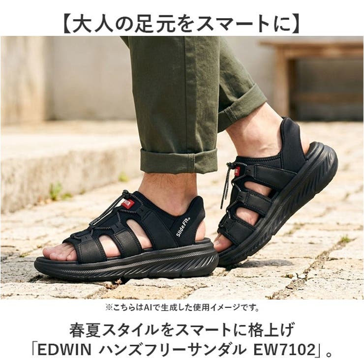 EDWIN ハンズフリーサンダル EW7102 | BACKYARD FAMILY | 詳細画像2 