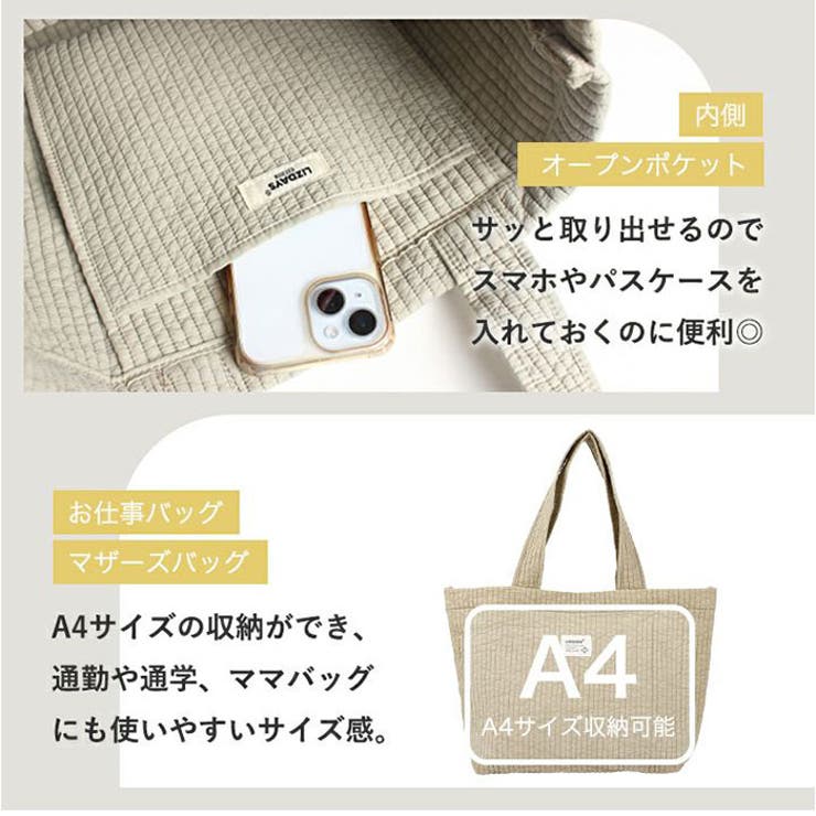 LIZDAYS NUBIトートバッグ | BACKYARD FAMILY | 詳細画像5 