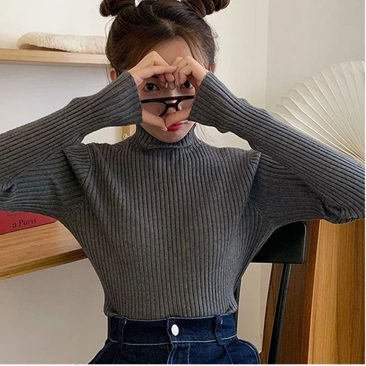 薄手細身ハイネックニット | BACKYARD FAMILY | 詳細画像8 