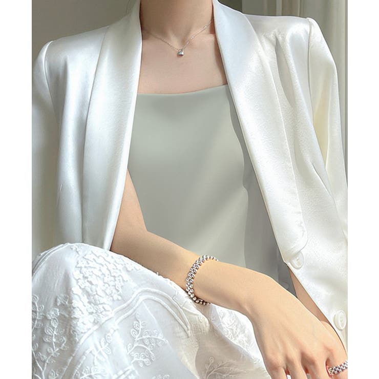 エレガントシルクタッチキャミソール | BACKYARD FAMILY | 詳細画像12 