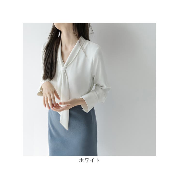 ボウタイブラウス トップス | BACKYARD FAMILY | 詳細画像17 