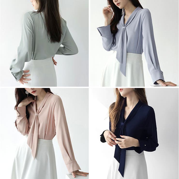 ボウタイブラウス トップス | BACKYARD FAMILY | 詳細画像10 