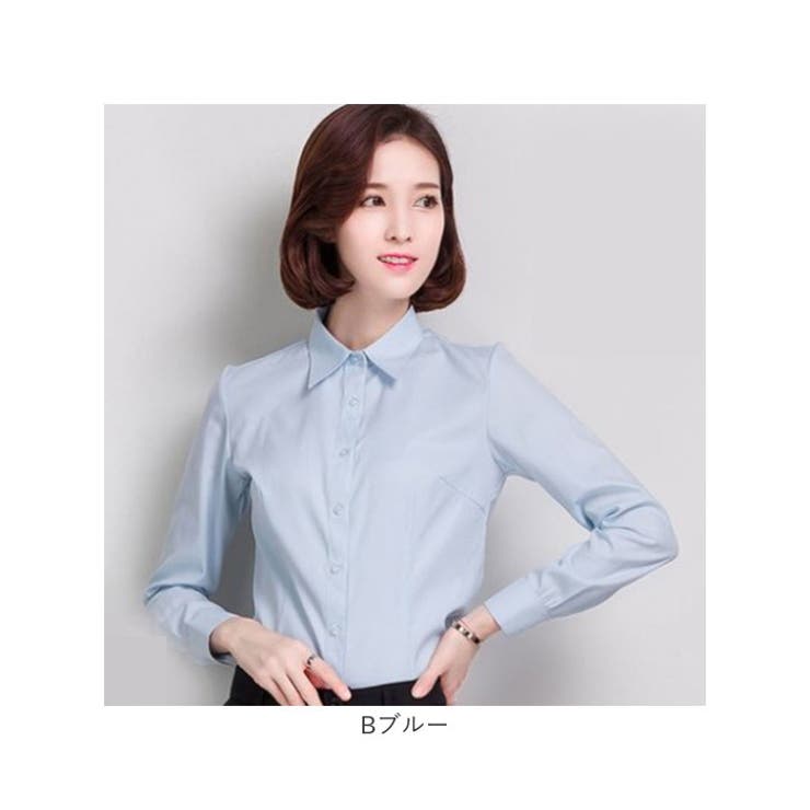 シャツブラウス トップス 長袖オフィス | BACKYARD FAMILY | 詳細画像15 