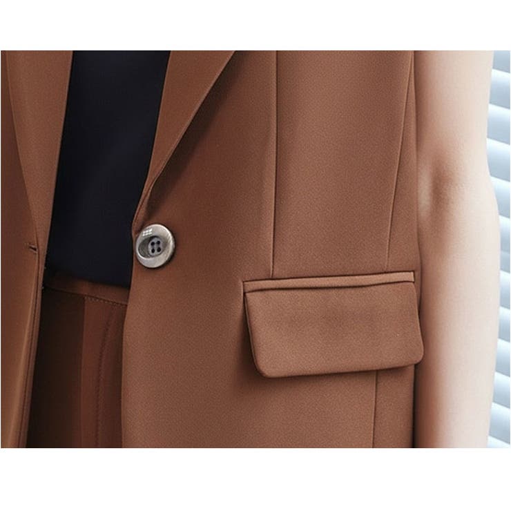 レディース ベスト ジレ ブレザー テーラード ジャケット | BACKYARD FAMILY | 詳細画像12 