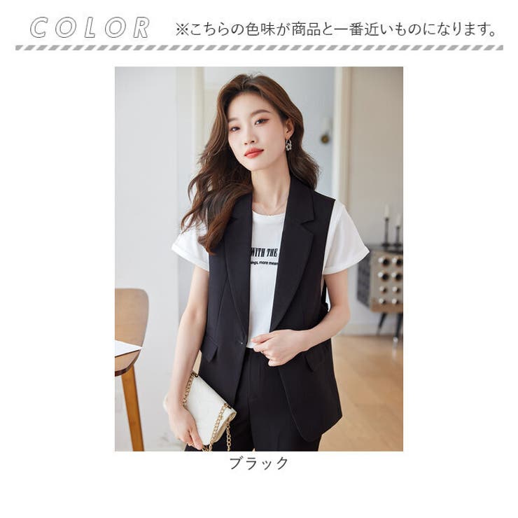 レディース ベスト ジレ ブレザー テーラード ジャケット | BACKYARD FAMILY | 詳細画像14 