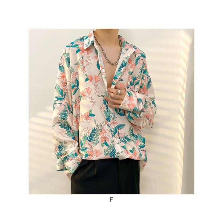 男女兼用長袖アロハシャツ カジュアルシャツ | BACKYARD FAMILY | 詳細画像13 