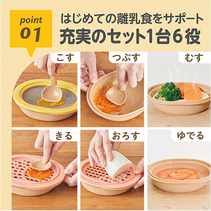 ママごはんつくって 離乳食作りから長く使える調理セット | BACKYARD FAMILY | 詳細画像4 