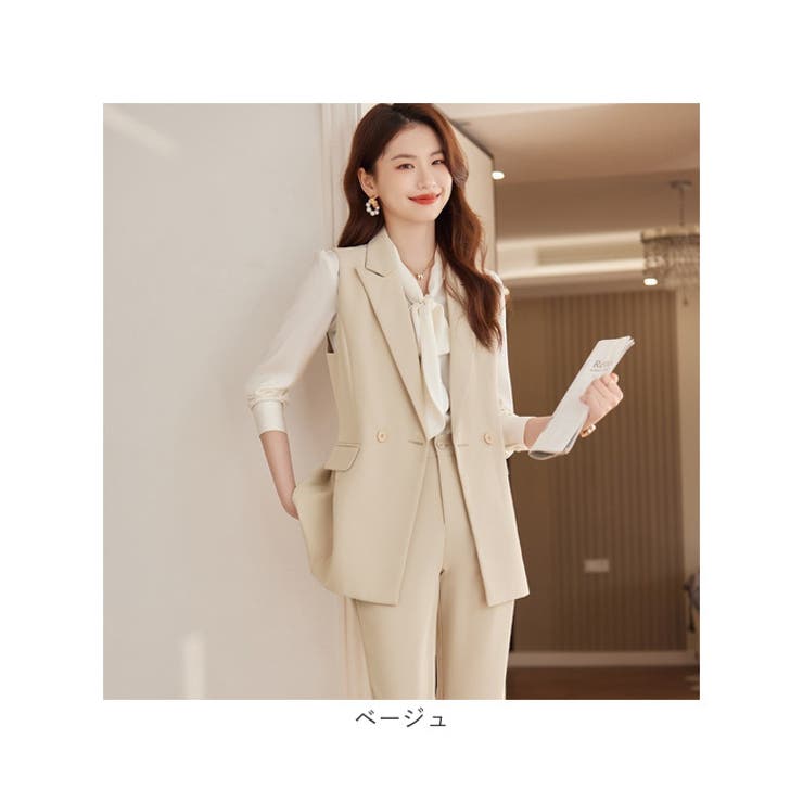 レディース スーツベスト | BACKYARD FAMILY | 詳細画像17 