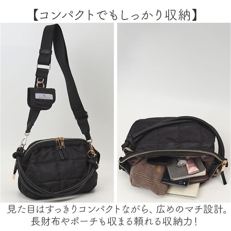 REAIMER キルティングナイロン2wayショルダーバッグ | BACKYARD FAMILY | 詳細画像3 