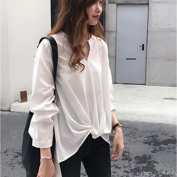 シャツブラウス レディースゆったりサイズ | BACKYARD FAMILY | 詳細画像13 