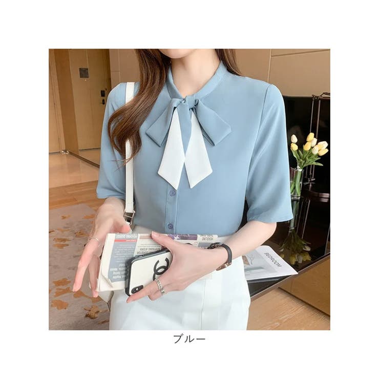 ネクタイブラウス レディース | BACKYARD FAMILY | 詳細画像19 