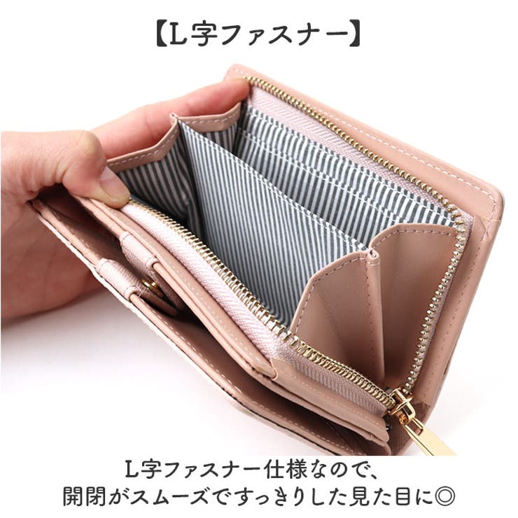 角シボミドルL型ファスナー財布 | BACKYARD FAMILY | 詳細画像3 