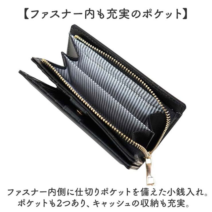 角シボミドルL型ファスナー財布 | BACKYARD FAMILY | 詳細画像6 