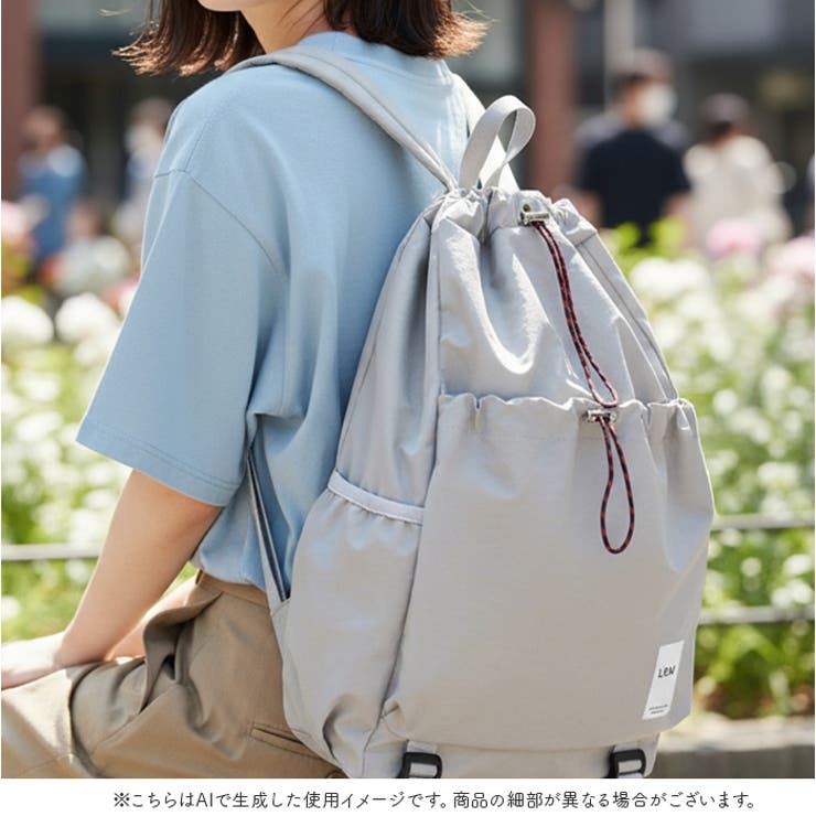 L.R.M ドロスト巾着リュック | BACKYARD FAMILY | 詳細画像13 