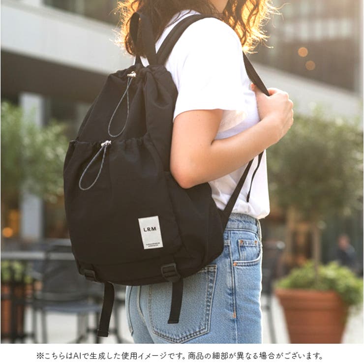 L.R.M ドロスト巾着リュック | BACKYARD FAMILY | 詳細画像15 