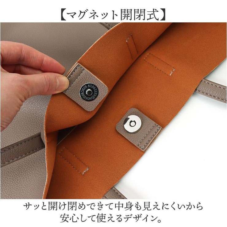 synthetic leather トートバッグ | BACKYARD FAMILY | 詳細画像7 