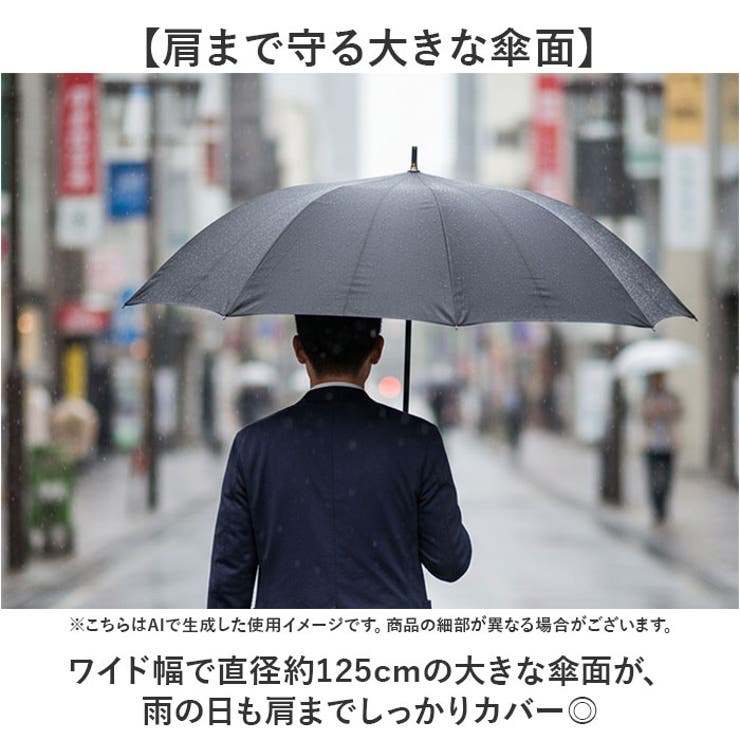 紳士ショートワイド傘 雨晴兼用70cm | BACKYARD FAMILY | 詳細画像3 