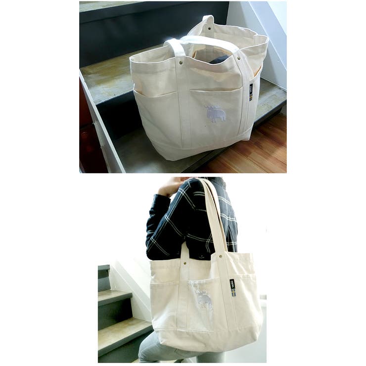 moz モズ 帆布トート LLサイズ | BACKYARD FAMILY | 詳細画像9 