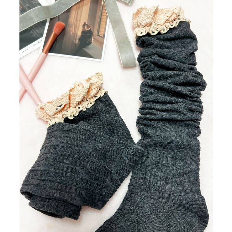 フリル付きニーハイソックス | BACKYARD FAMILY | 詳細画像17 