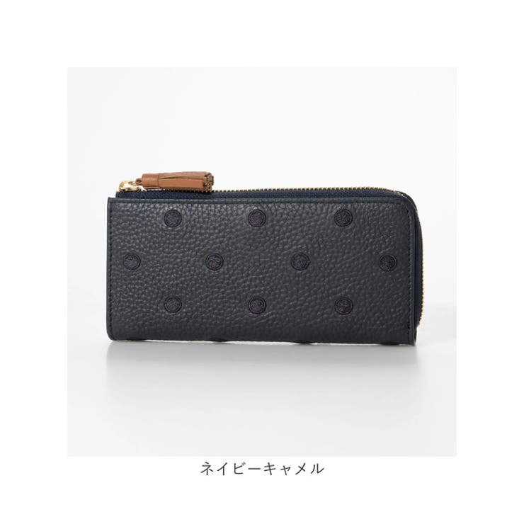 perche ペルケ 牛革ドット刺繍 L字パームフィット | BACKYARD FAMILY | 詳細画像15 