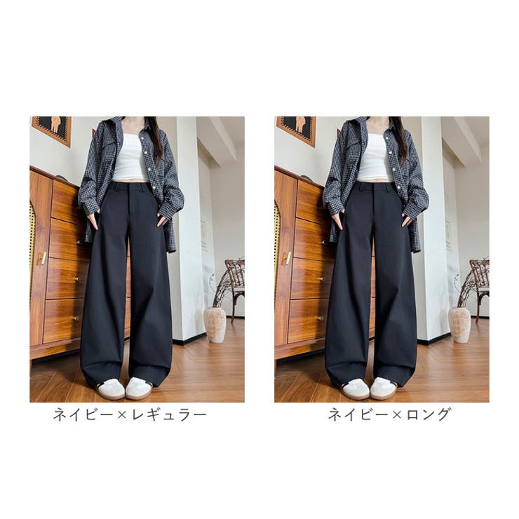 ワイドパンツ スーツパンツ レディース オールシーズン 美脚 | BACKYARD FAMILY | 詳細画像12 