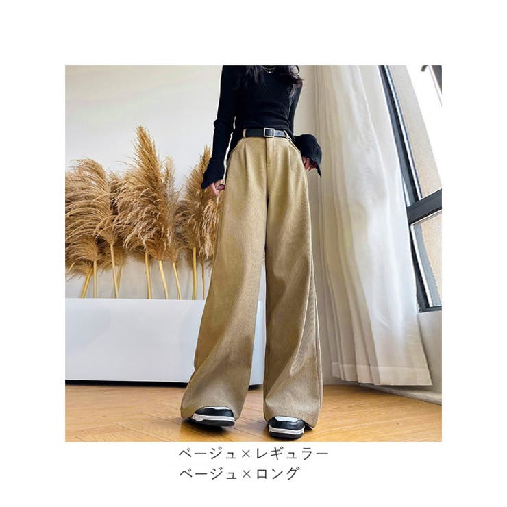 ワイドパンツ スーツパンツ レディース オールシーズン 美脚 | BACKYARD FAMILY | 詳細画像16 