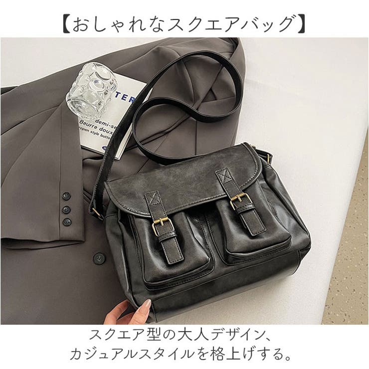 外ポケットスクエアショルダーバッグ | BACKYARD FAMILY | 詳細画像2 