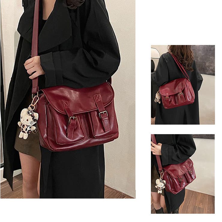 外ポケットスクエアショルダーバッグ | BACKYARD FAMILY | 詳細画像6 