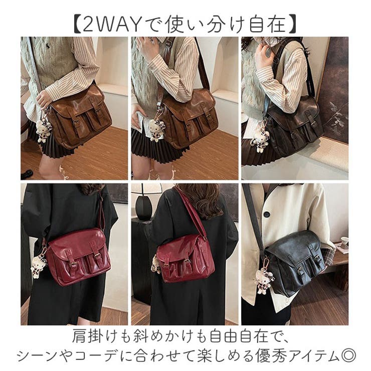 外ポケットスクエアショルダーバッグ | BACKYARD FAMILY | 詳細画像8 