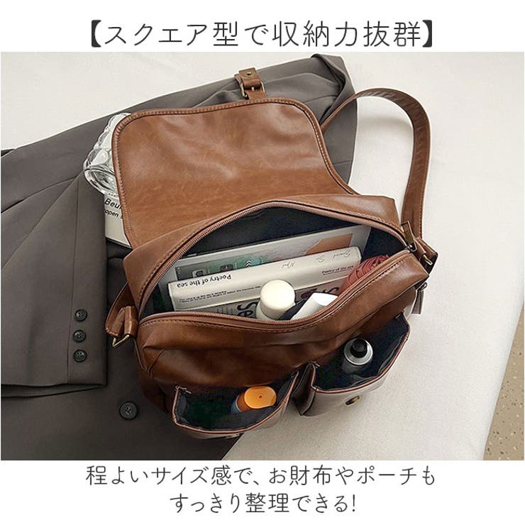 外ポケットスクエアショルダーバッグ | BACKYARD FAMILY | 詳細画像9 