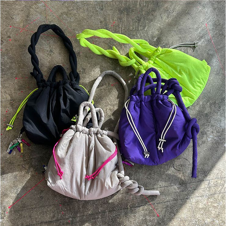 cheek チーク puff kinchaku 2WAY tote | BACKYARD FAMILY | 詳細画像16 