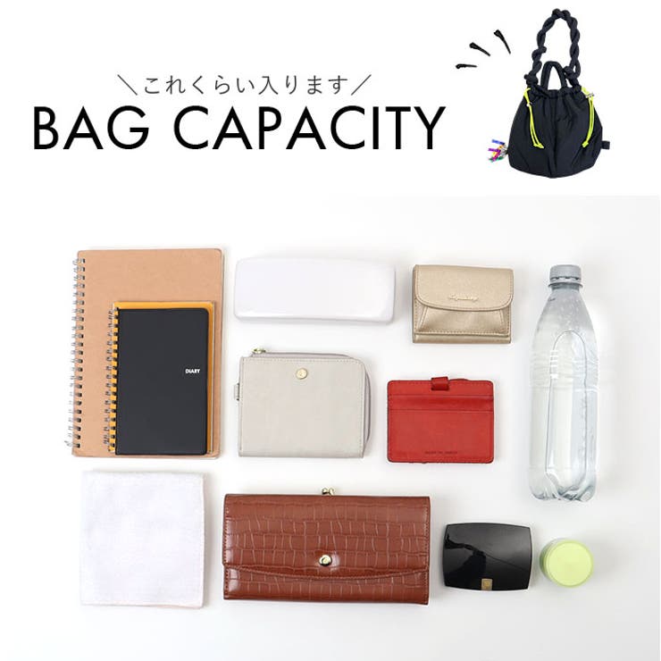 cheek チーク puff kinchaku 2WAY tote | BACKYARD FAMILY | 詳細画像17 