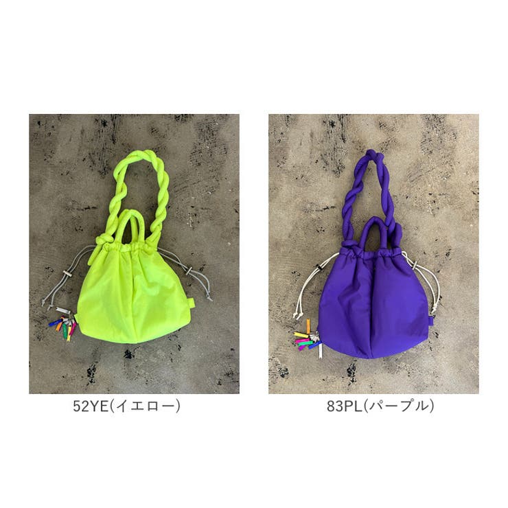cheek チーク puff kinchaku 2WAY tote | BACKYARD FAMILY | 詳細画像19 