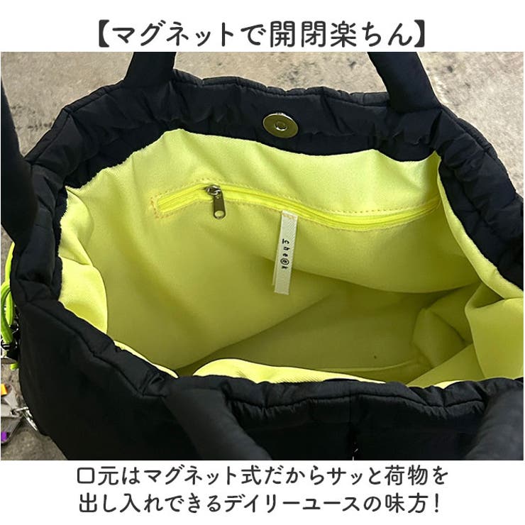 cheek チーク puff kinchaku 2WAY tote | BACKYARD FAMILY | 詳細画像6 