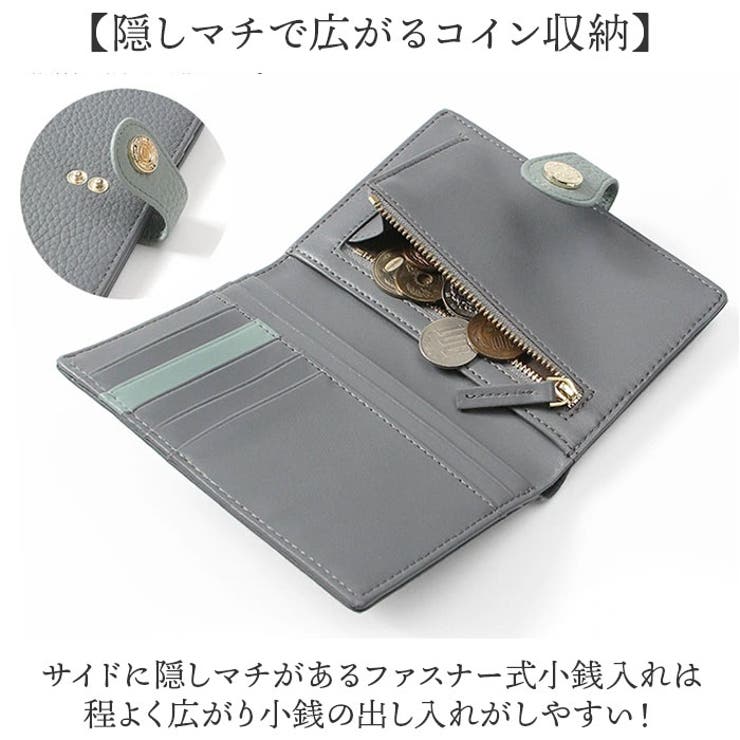 Blanc Pomme ブランポム 本革手帳型 2つ折り財布 | BACKYARD FAMILY | 詳細画像5 