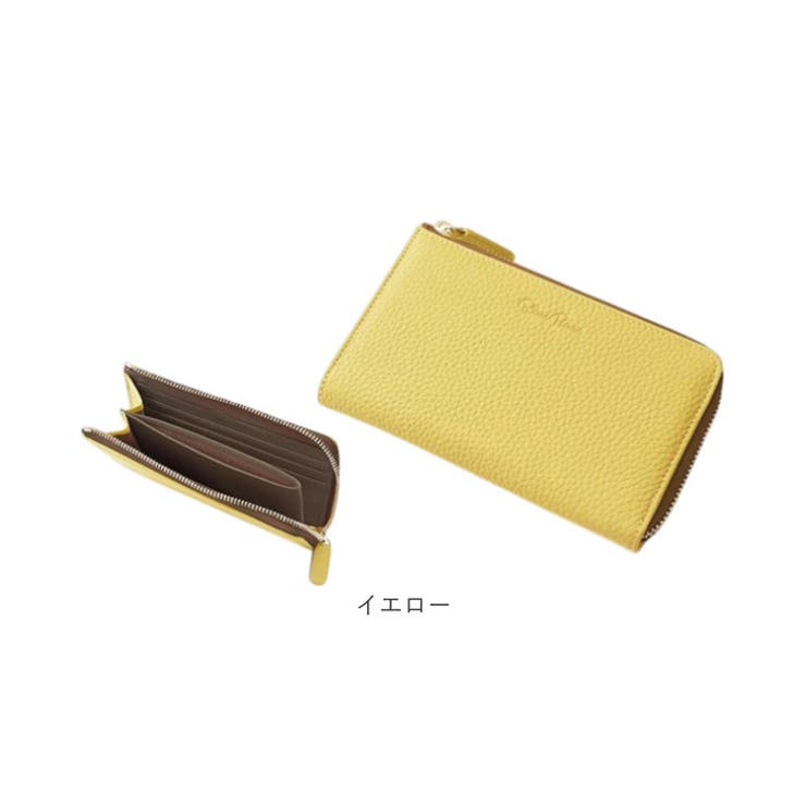 Blanc Pomme ブランポム 本革シボ L字ファスナー短い長財布 | BACKYARD FAMILY | 詳細画像18 