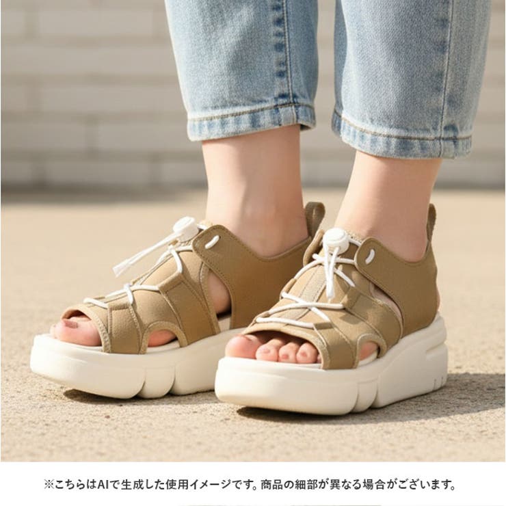 Re:getA リゲッタ 厚底レースアップサンダル RE253 | BACKYARD FAMILY | 詳細画像11 