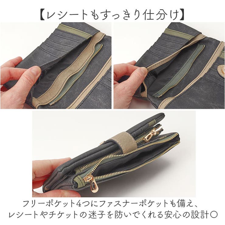 エポメタルデニムライクトライカラー マルチポケット長財布 | BACKYARD FAMILY | 詳細画像6 