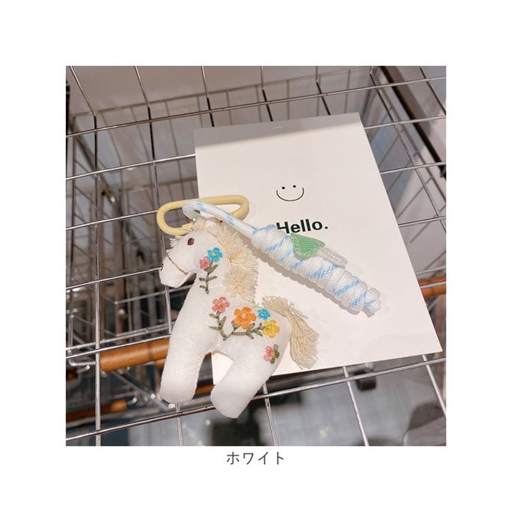 バックチャーム 刺繍 アクセサリー 馬 うま アニマル | BACKYARD FAMILY | 詳細画像14 
