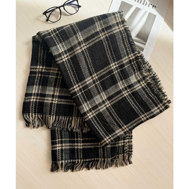 ふんわりチェックマフラー | BACKYARD FAMILY | 詳細画像2 