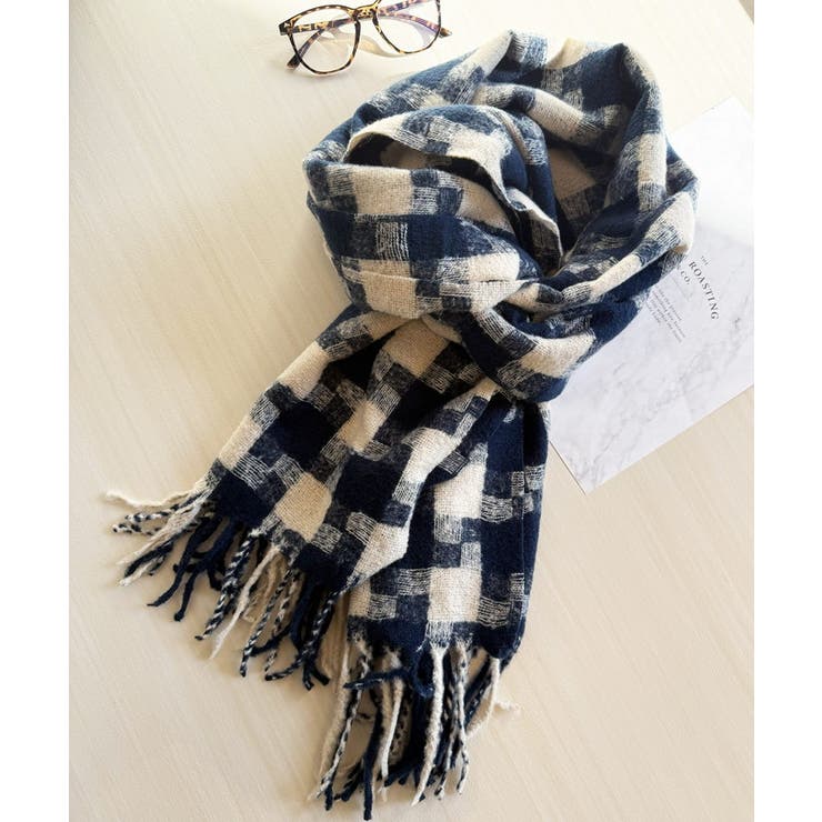 カジュアルシック チェックボリュームマフラー | BACKYARD FAMILY | 詳細画像7 