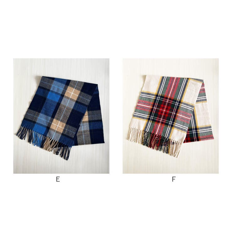 カシミヤタッチチェックマフラー | BACKYARD FAMILY | 詳細画像19 