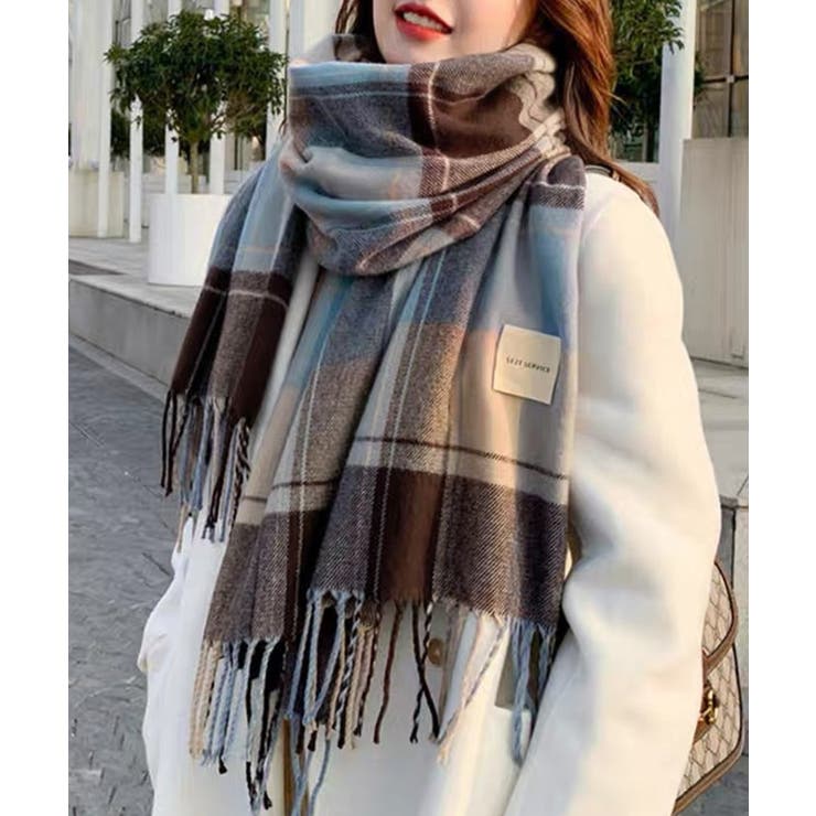 クラシックチェック大判マフラー | BACKYARD FAMILY | 詳細画像8 