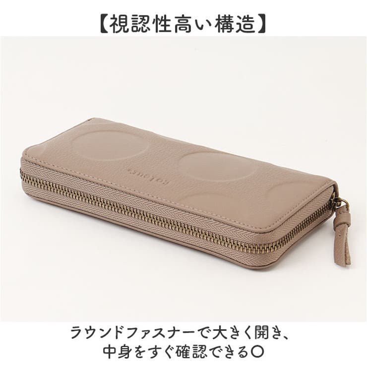 toleur カウレザードットラウンドファスナーウォレット | BACKYARD FAMILY | 詳細画像3 