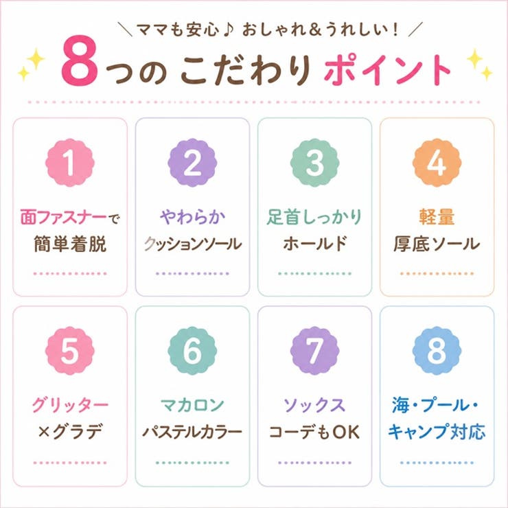スポーツサンダル 女の子 軽量 かわいい | BACKYARD FAMILY | 詳細画像4 