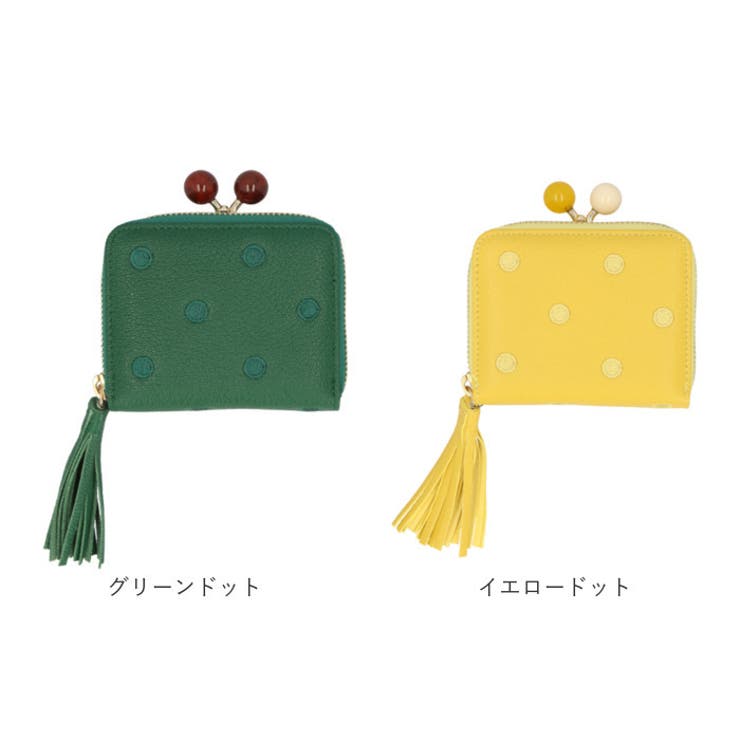 perche ペルケ アクリル玉がま口ジャバラカードウォレット | BACKYARD FAMILY | 詳細画像12 