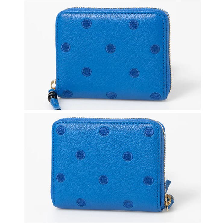 perche ペルケ ドット刺繍ラウンドパームフィットウォレット | BACKYARD FAMILY | 詳細画像8 